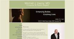 Desktop Screenshot of lincolnplasticsurgery.com